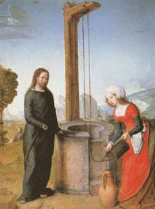 Juan de Flandes Christ and the Woman of Samaria (mk05) Sweden oil painting art